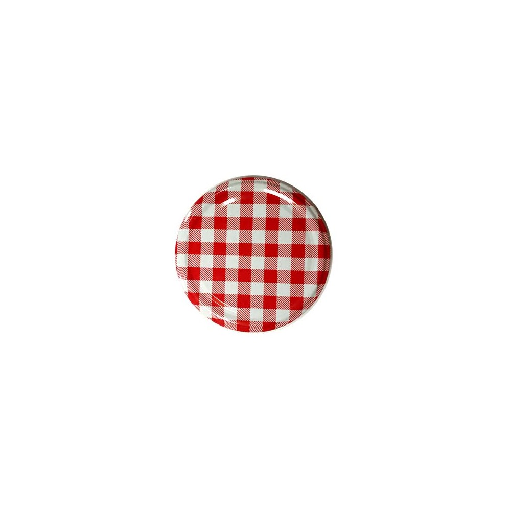 82mm Twist-Off Lid (Gingham Red)