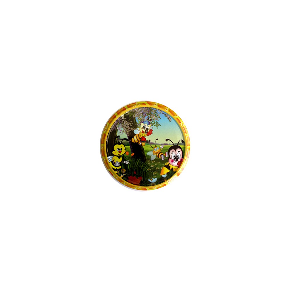 82mm Twist-Off Lid (Cartoon Bees)