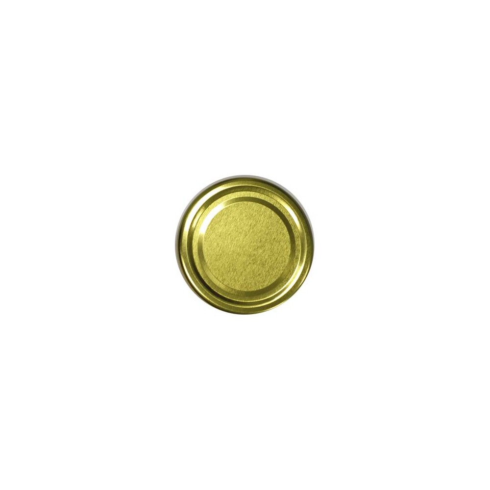 58mm Twist-Off Lid (Gold Plain)